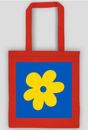torba z żółtym retro kwiatem - Ukraina