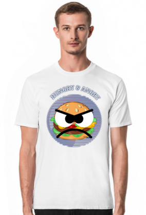 Hungry & Angry Hamburger T-shirt