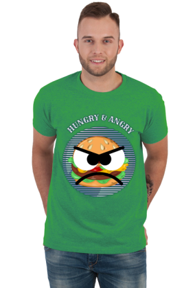 Hungry & Angry Hamburger T-shirt