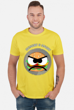 Hungry & Angry Hamburger T-shirt