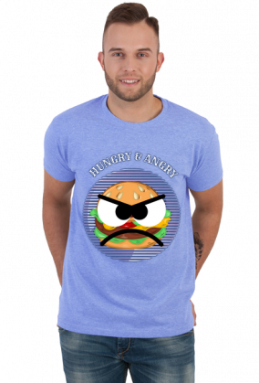 Hungry & Angry Hamburger T-shirt