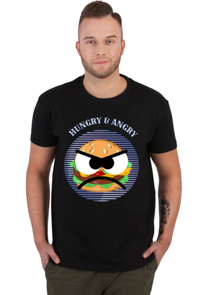 Hungry & Angry Hamburger T-shirt
