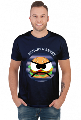 Hungry & Angry Hamburger T-shirt