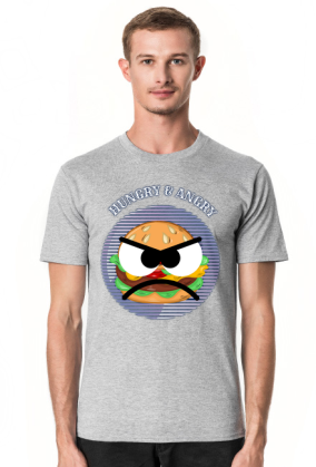 Hungry & Angry Hamburger T-shirt