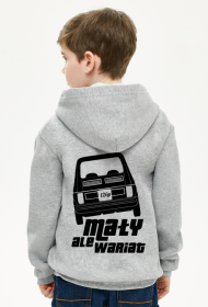 126p - Mały, ale wariat (bluza dziecięca kaptur) cgt