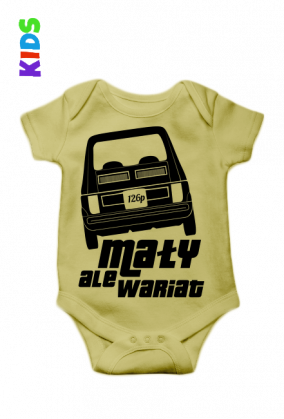 126p - Mały, ale wariat (body niemowlęce) cgp