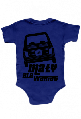 126p - Mały, ale wariat (body niemowlęce) cgt