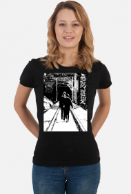 Koszulka damska Metal Stein Production - Tunel (Czarna)