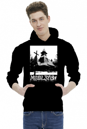 Bluza Metal Stein Production - Kościół (Czarna)