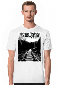 Koszulka męska Metal Stein Production - Tory (Biała)