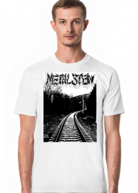 Koszulka męska Metal Stein Production - Tory (Biała)