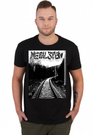 Koszulka męska Metal Stein Production - Tory (Czarny)