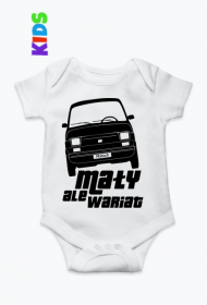 126p - Mały, ale wariat (body niemowlęce) cg