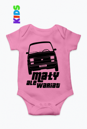 126p - Mały, ale wariat (body niemowlęce) cg
