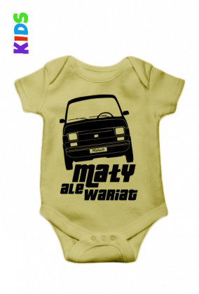 126p - Mały, ale wariat (body niemowlęce) cg