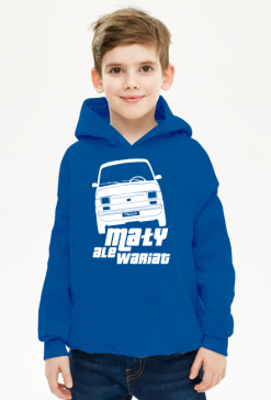 126p - Mały, ale wariat (bluza dziecięca kaptur) jg