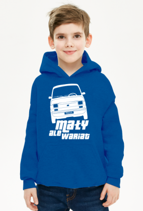 126p - Mały, ale wariat (bluza dziecięca kaptur) jg