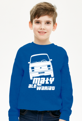 126p - Mały, ale wariat (bluza dziecięca klasyczna) jg