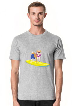 T-shirt męski Surf Doggo k