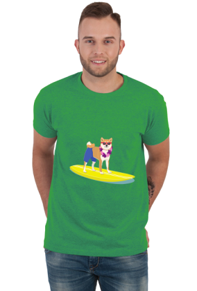 T-shirt męski Surf Doggo k