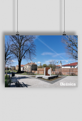 Plakat poziomy A2 Olesnica ul A Cieszynskiego