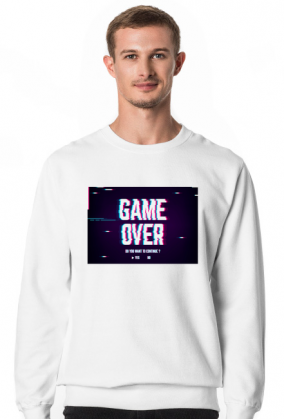 bluza z kapturem "game over"