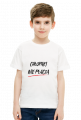 t-shirt koszulka z napisem "chłopaki nie płaczą"