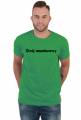 t-shirt z napisem "strój mundurowy"