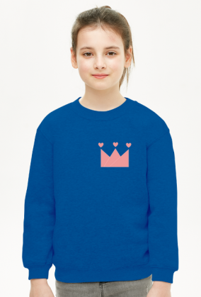 Bluza dziewczęca z koroną
