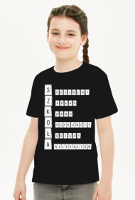 SZKOŁA - KOSZULKA DZIECIĘCIA UNISEX