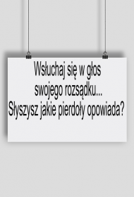 Tabliczka "Głos rozsądku"