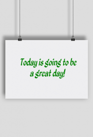Tabliczka "Great day"