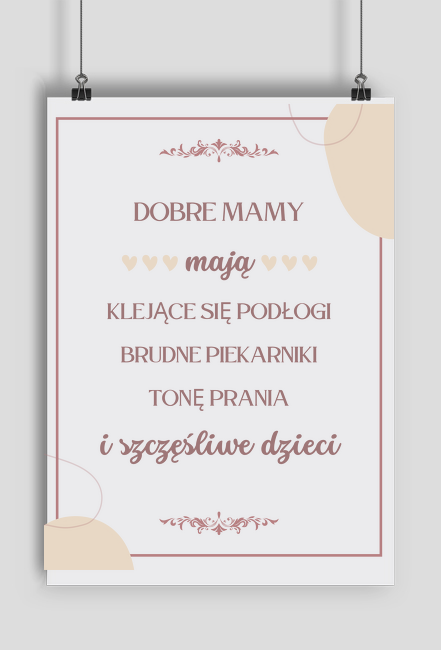 Plakat dla mamy - Dobre Mamy