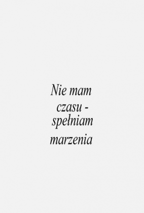 Koszulka damska biała 3 "Spełniam marzenia"