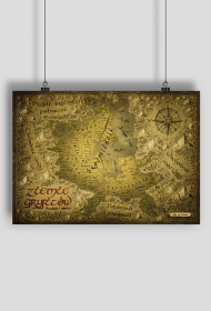 Mapa Szczecina A1 "Lord Of The Gryphons"