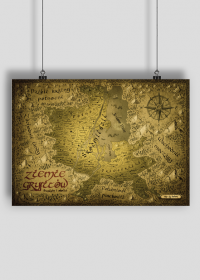 Mapa Szczecina A1 "Lord Of The Gryphons"