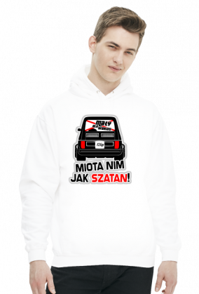 126p - Miota nim jak szatan! (bluza męska kaptur)