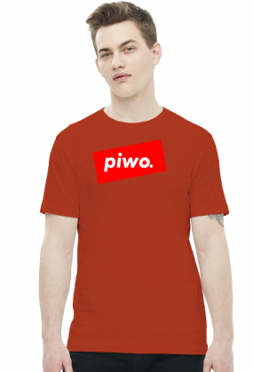 piwo. - T-shirt męski