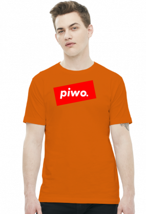 piwo. - T-shirt męski