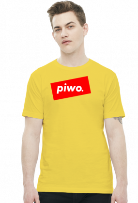 piwo. - T-shirt męski