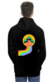 Bluza tęcza/grzybki