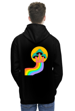 Bluza tęcza/grzybki