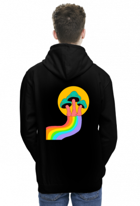 Bluza tęcza/grzybki