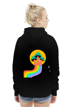 Bluza tęcza/grzybki