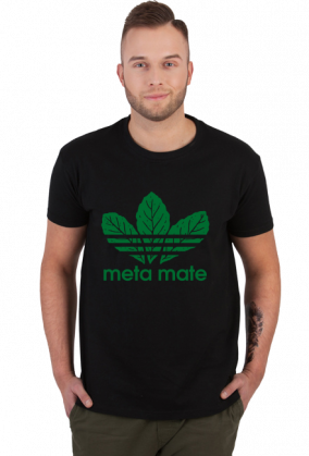 Meta Mate 3 leaves - koszulka męska