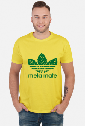 Meta Mate 3 leaves - koszulka męska