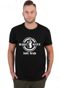 Make Mate Not War white - koszulka męska