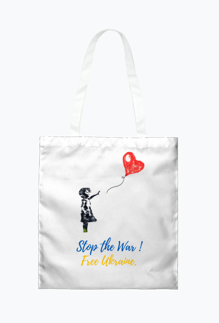 Eko Torba FullPrint Sercem z Ukrainą 001 - Ukraina