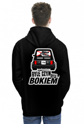 126p - Byle czym byle bokiem (bluza męska kaptur) gt