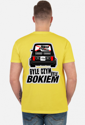 126p - Byle czym byle bokiem (koszulka męska) gt